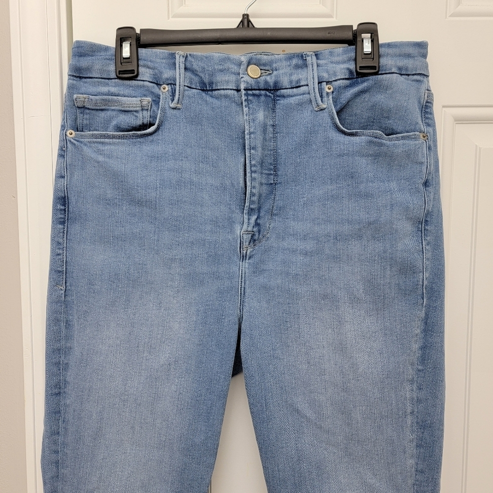 Good American Light Blue High-Rise Skinny Jeans - Picture 2 of 13